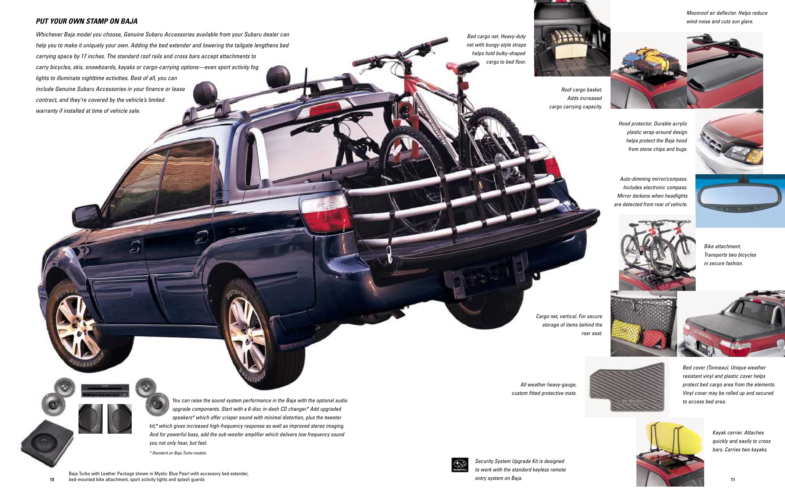 2004 Subaru Baja Brochure Page 5